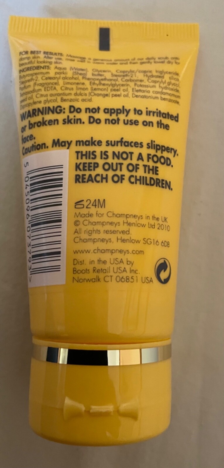 Champneys Citrus Blush Enlivening Daily Scrub 50ml for sale online eBay