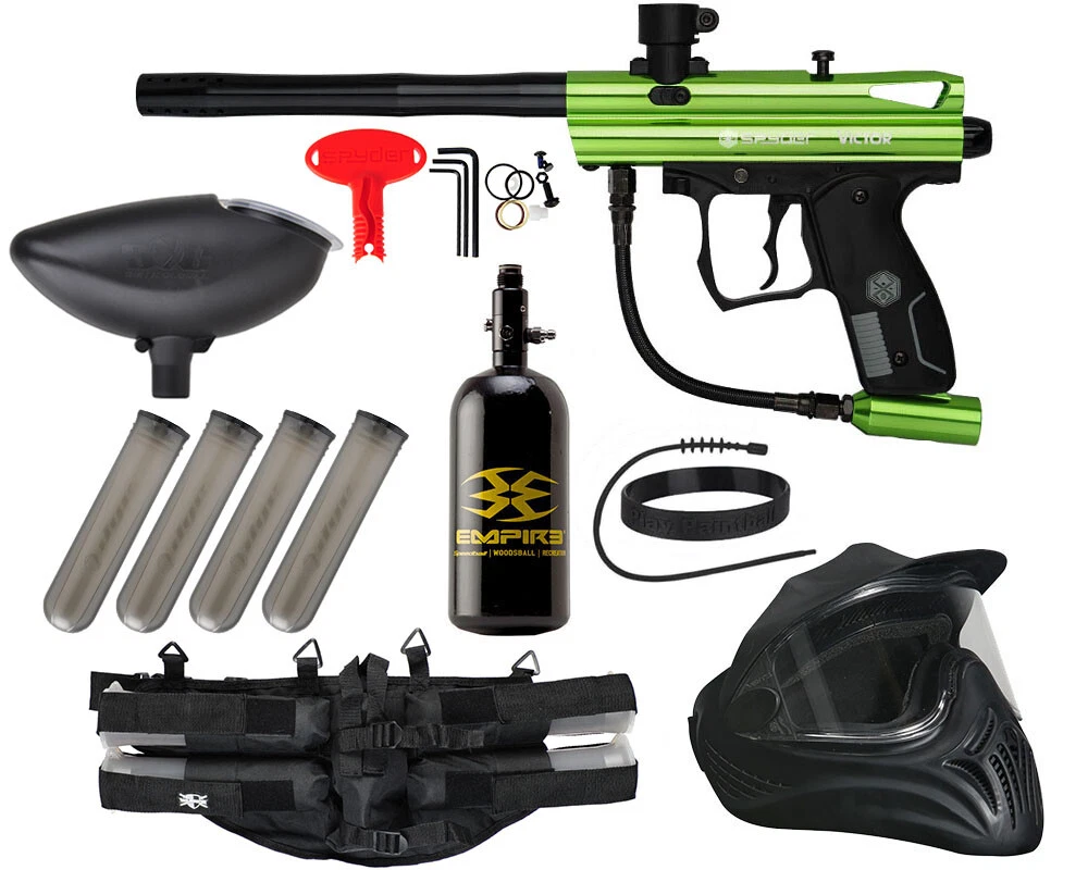 Kit Protection Paintball Kingman Spyder Fenix - Niveau 2 - Taille L/XL - Vert - Neuf