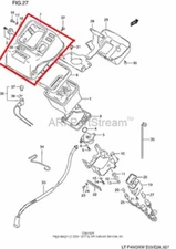 NEW OEM SUZUKI QUADRUNNER LT-4WDXW SPEEDOMETER UPPER HOOD DASH COVER