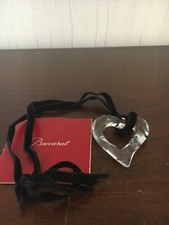 1 Transparent Heart Necklace In Baccarat Crystal