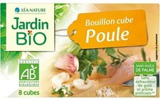 Jardin Bio - Bouillon Cube Poule Sans Huile De Palme 80G - Lot De 4 