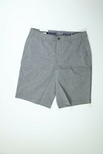 Men s PGA Tour Medium Gray Heather Premium Flex Twill Performance Shorts NEW