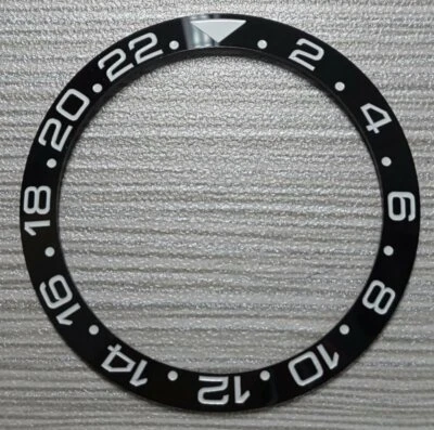 Bisel de cerámica negro para Rolex GMT Master II 40 mm 116710 Reino Unido