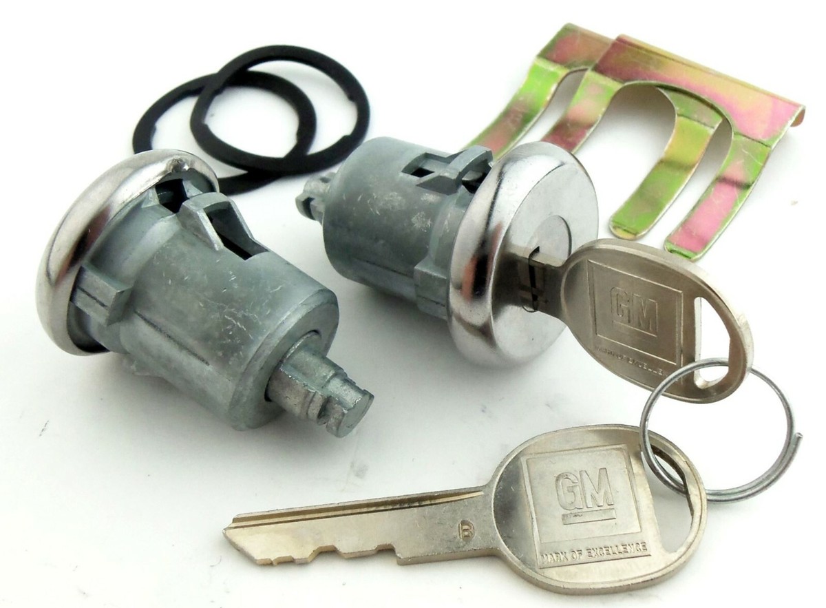 Original Key Door Lock Set For 1970-81 Camaro & 1977-89 El Camino - PY Autolock 9 thumbnail image