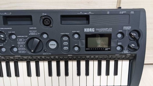 Korg MS 1 microSAMPLER Sampling Keyboard Black Music Instruments - Picture 3 of 6
