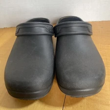 Skechers Riverbound Arch Fit Slip Resistant Work Black Clogs Air Cooled Size 8