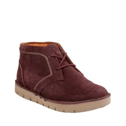 Clarks aubergine ankle boots deals