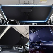 Fit Toyota Foldable Car Windshield Sun Shade Shield Cover Visor UV Heat Block