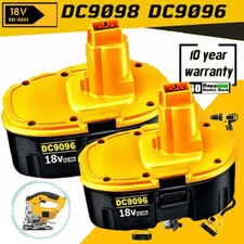 6AH 18V DC9096-2 For Dewalt 18 VOLT DC9096 DC9098 NiMH/Li-ion Battery NEW DW9096