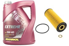 Motoröl Set Ölfilter SH414P 5W40 5 Liter für Daewoo Mercedes Benz CLK Vito