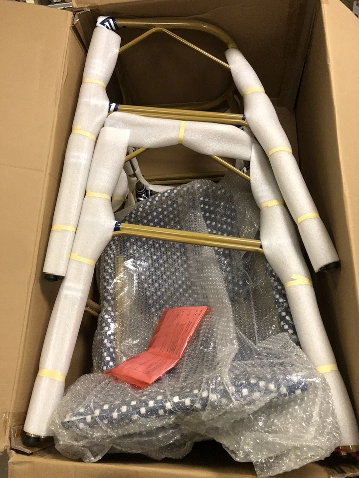 Taburete de bar bistró francés colección exterior teca oscura blanco 2 sillas Foto 2 de 4