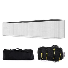 Uimoso 55FT Softball Baseball Cage Netting Heavy Duty PE Pitching Batting Net