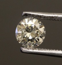 GIA loose certified .51ct VS1 N round brilliant diamond estate Natural