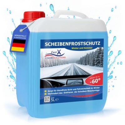 Scheibenfrostschutz Frostschutz Winter -60°C - Scheiben 5 Liter Fast-X