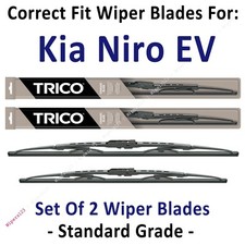 Wiper Blades 2-Pack Standard Wipers - fit 2019+ Kia Niro EV - 30260/160