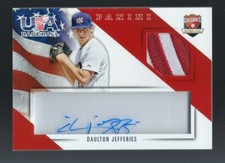 2015 Panini USA BB National Jerseys Prime Signatures Daulton Jefferies 02/25