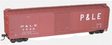 Accurail # 5031 50' Single-Door Riveted-Side Boxcar - Kit P&LE  7546 HO MIB