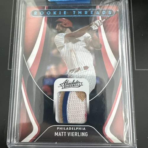 2022 Panini Absolute - Retail Rookie Threads Red#RT-MV Matt Vierling 1/1!!!!