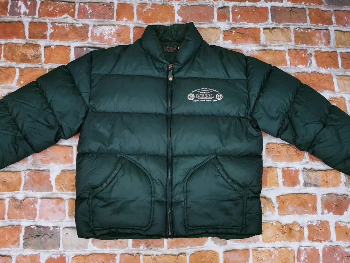 Giacche. Giubbotti Diesel in Pelle Verde taglia L International - 15318590