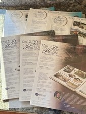 Lot Of 6  Creative Memories  3  12x12 pages and 3  12x12 page protectors
