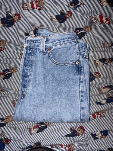 Levi’s 501s Vintage 90’s Jeans 28x31, Medium Wash Button Fly, 1995 MIUSA