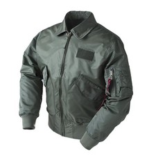 Giacca Bomber Uomo Esercito Militare CWU 45P Aeronautica Militare Pilota Volo Baseball Coat