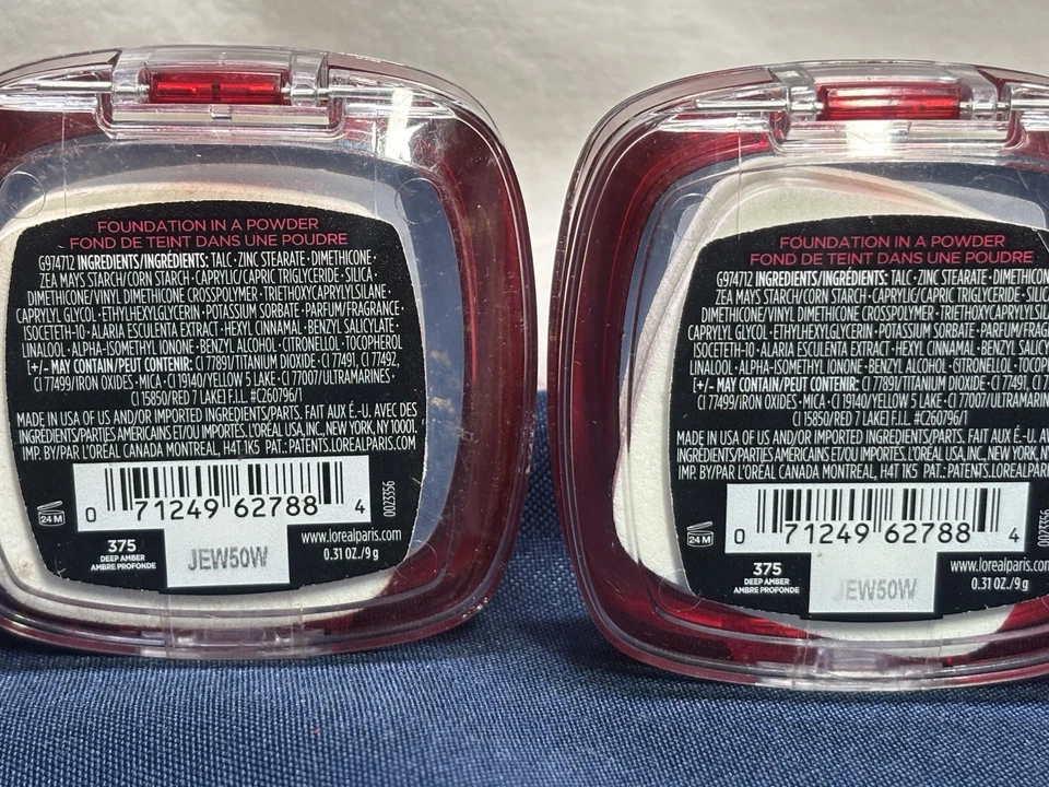 Loreal Infallible 24H Fresh Wear Foundation Powder 375 Deep Amber 0.31 oz Sealed - Image 3 of 4