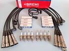 Mercedes Benz 4.5 V8 450 & 300SEL Spark Plug Wire Set-Bremi & Bosch Spark Plugs