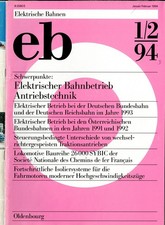 Elektr Bahnen EB 1-2/94, el Betrieb DB & DR '93, el.Betrieb ÖBB SNCF Sybic 26000