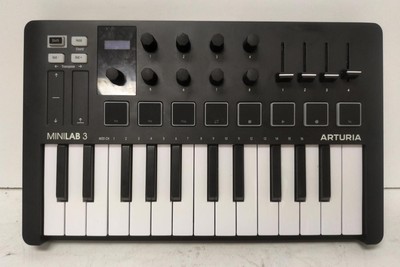 ARTURIA MINILAB 3 25-KEY KEYBOARD W/USB-C MALE TO USB-A MALE CONNECT (P08028042)