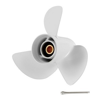 Outboard Propeller, Upgrade OEM 15 Spline Tooth Aluminum Outboard Boat Propeller