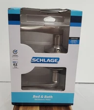 OPENBOX Schlage Sacramento Satin Nickel Privacy Door Handle *Read Description* 