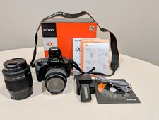 Sony Alpha DSLR-A330 10.2MP Digital SLR Camera with SAM 18-55 and 55-200 lenses