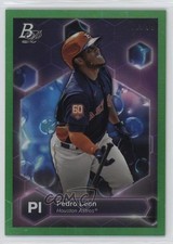 2022 Bowman Platinum Precious Elements Green 32/99 Pedro Leon #PE-10 1u6