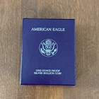 1987-S American Silver Eagle 1oz Proof $1 Coin with U.S. Mint Box and COA