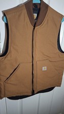 Carhartt Men's V01 Duck Vest Size Med. Regular