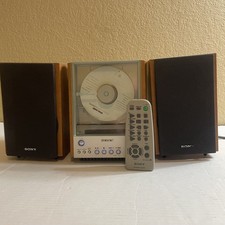 Sony CMT-EX1 Vertical Loading Glass CD Player Micro Hi-Fi Stereo