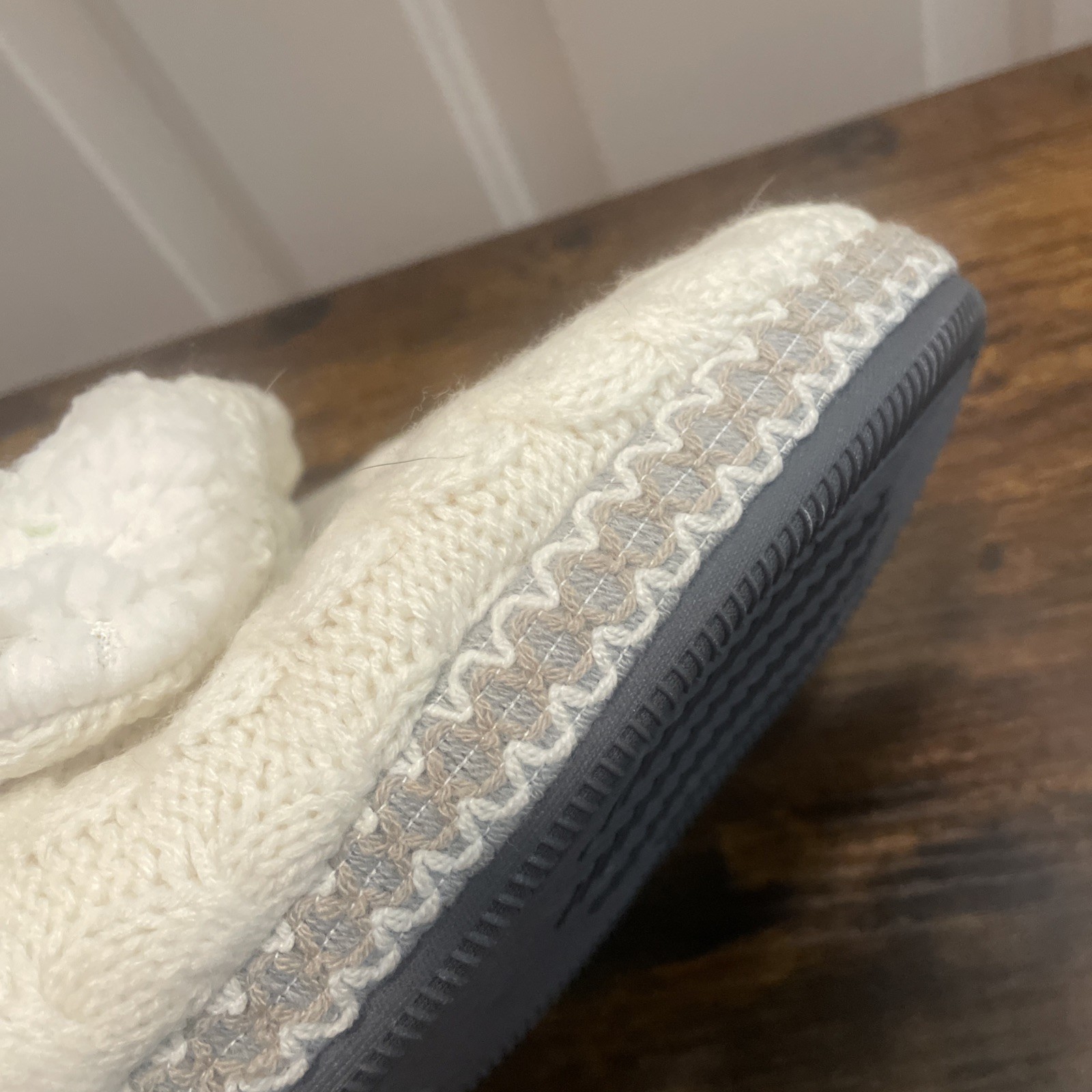 SAOLA Stivaletti ciabatte MUK LUKS donna a La mode maglia suola rigida 9 10 nuovi con etichette