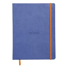 Rhodia Rhodiarama SoftCover Notebook - 80 Lined Sheets - 9 3/4 x 7 1/2 -