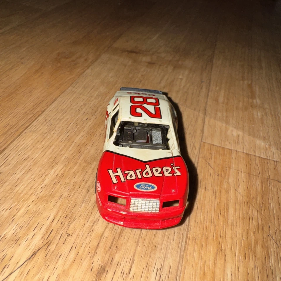 Tyco HO Slot Car *HARDEE'S Ford T-Bird #28* Chassis 440x2 Run - Image 2 of 4