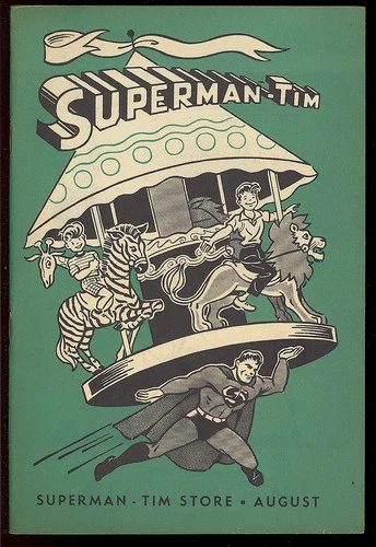 Superman-Tim (August, 1947) Golden Age Vintage Giveaway Comic 1947 FN+
