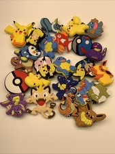 Pokemon shoe charms Set, Shoe Clips , Croc Charms , Decoration 24 Pcs New