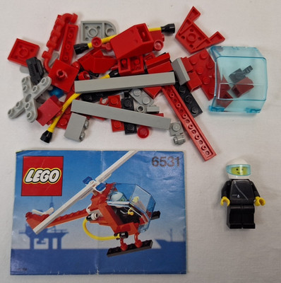 Lego 6531 Flame Chaser Feuerwehr Hubschrauber komplett mit Anleitung OBA