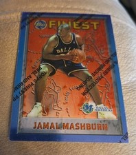 1995-96 Topps Finest - #214 Jamal Mashburn Basketball Card Dallas Mavericks