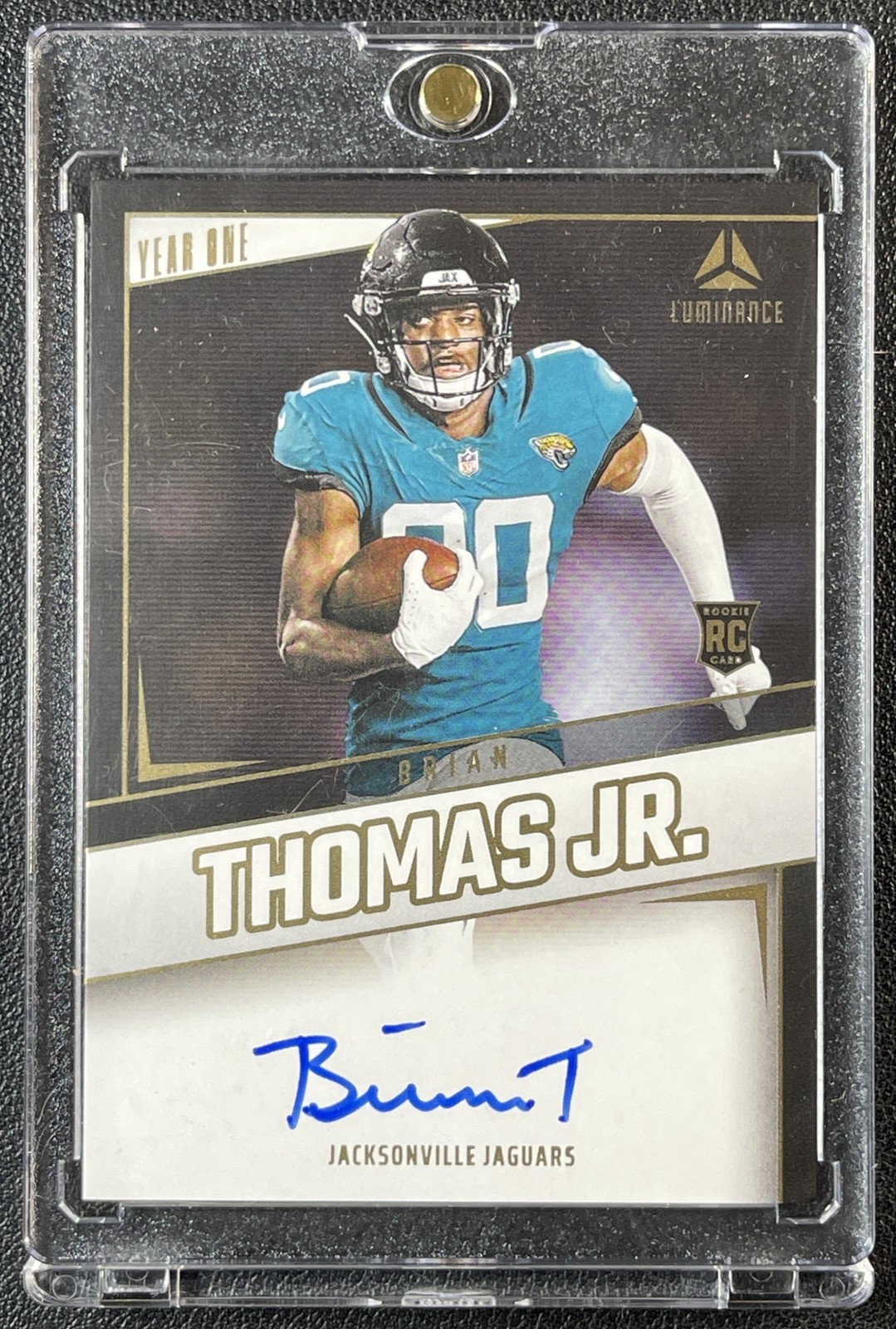 BRIAN THOMAS JR 2024 PANINI LUMINANCE #YOS-BTJ ROOKIE YEAR ONE AUTOGRAPH AUTO RC