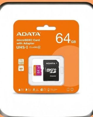 ADATA 64GB microSDXC Card with Adapter with free shipping