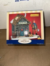 Lemax Porcelain Lighted House FRIGID FISH Christmas Village #14665