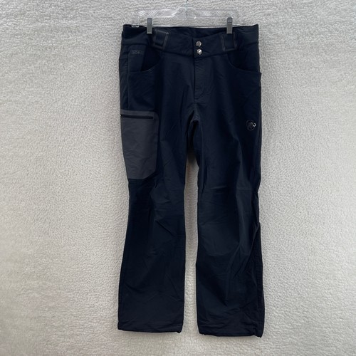 Mammut, Mammut Hiking Pants Mens 36x30 Black SOFtech Softshell Technical Climbing Gorp