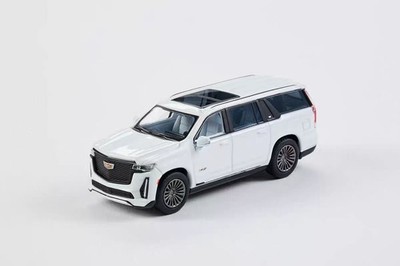 1:64 Cadillac Escalade White Diecast Model - Alloy SUV Car Replica