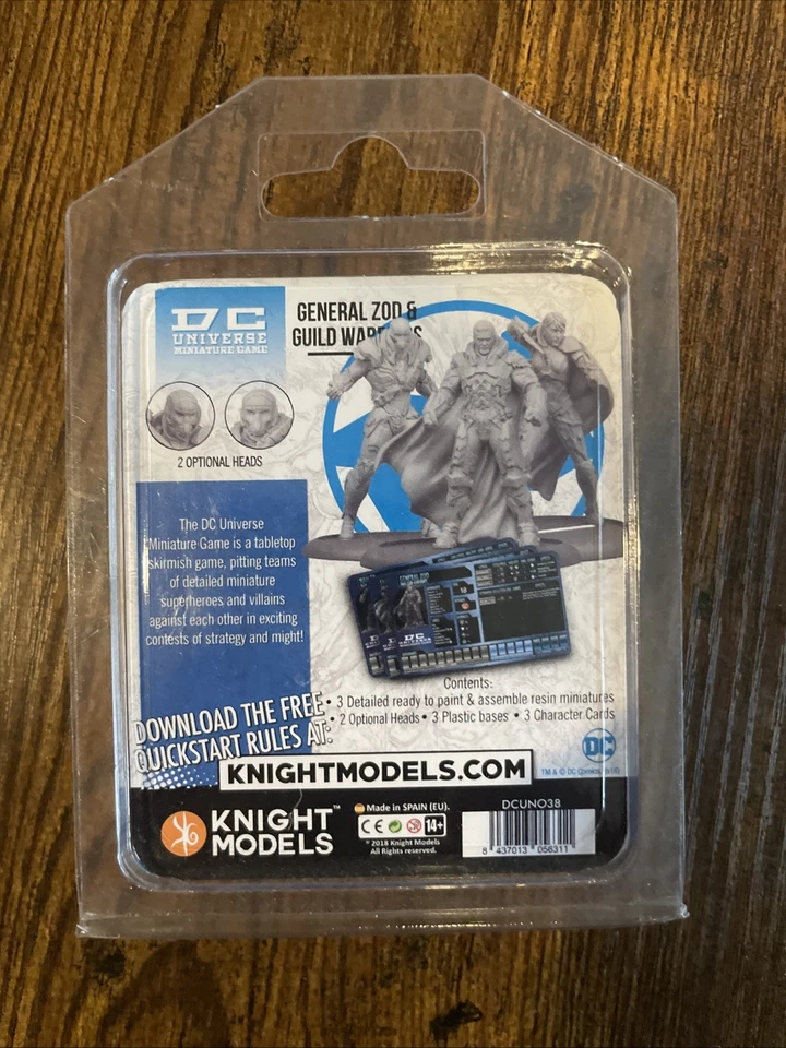 DC Universe Miniature Game General Zod & Guild Warriors by Knight DCUN038. New - Image 2 of 2